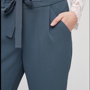 Aritzia Allant Pant in Green Linen